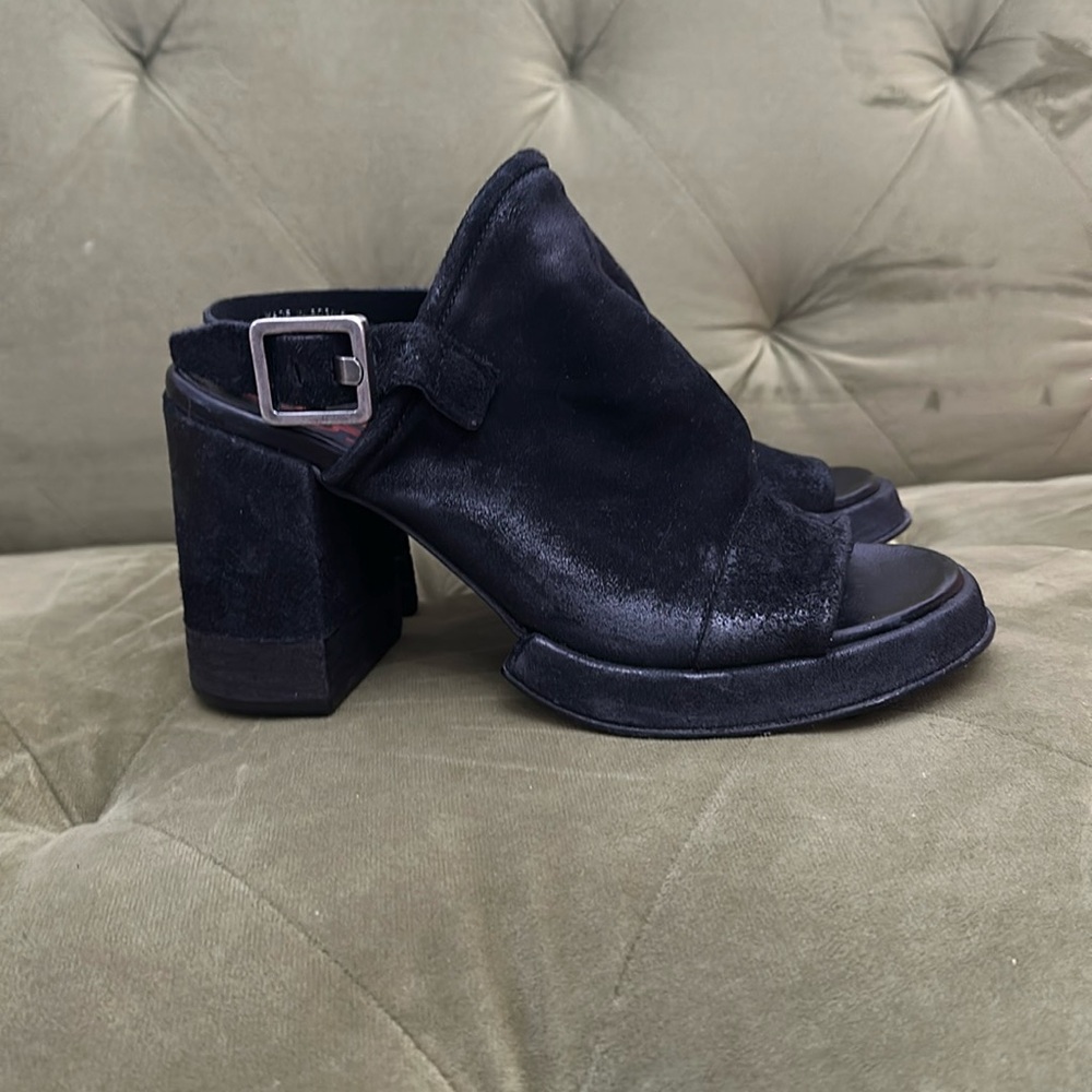 A.S.98 Melvin Black Sandals